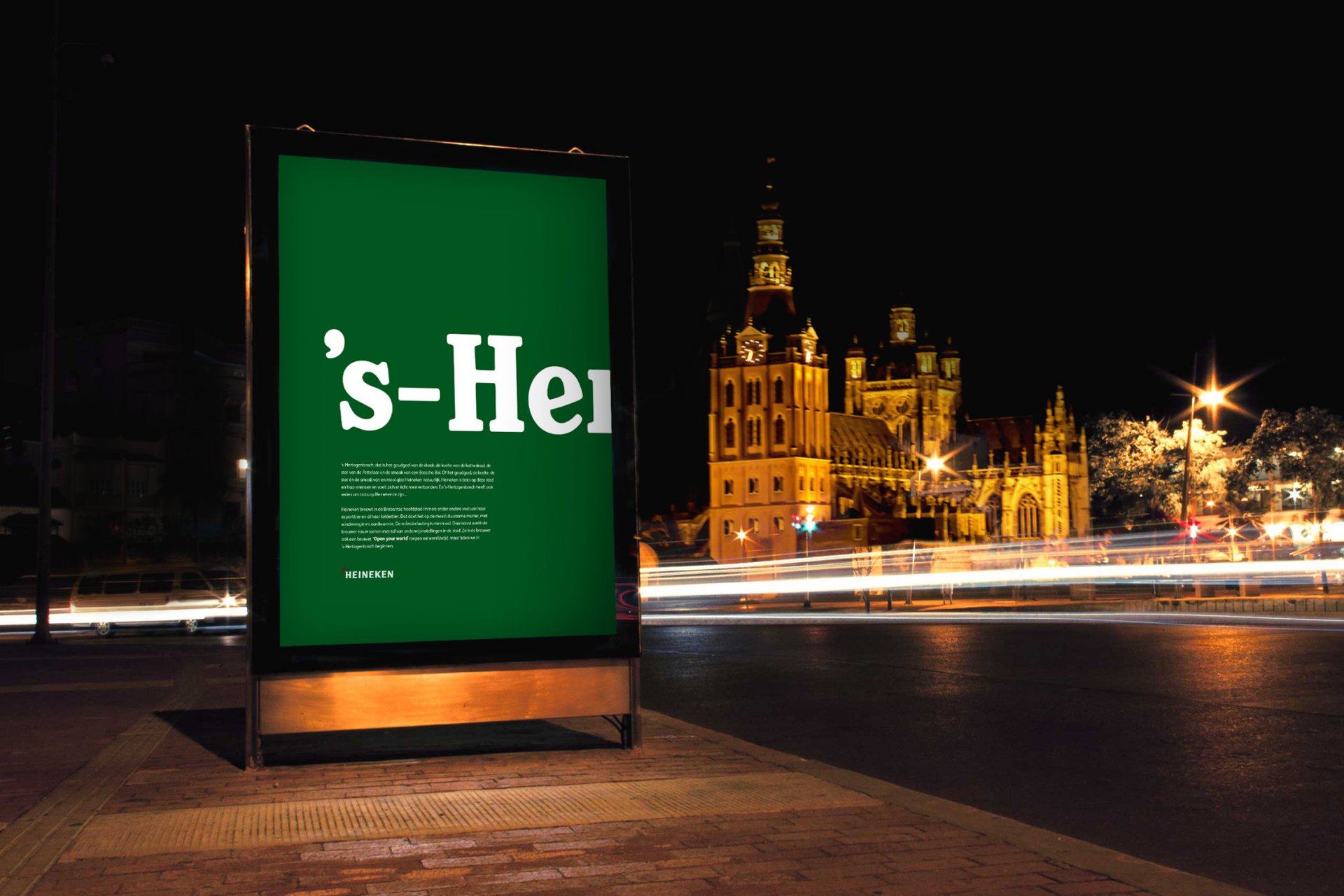 Campagne abri Heineken