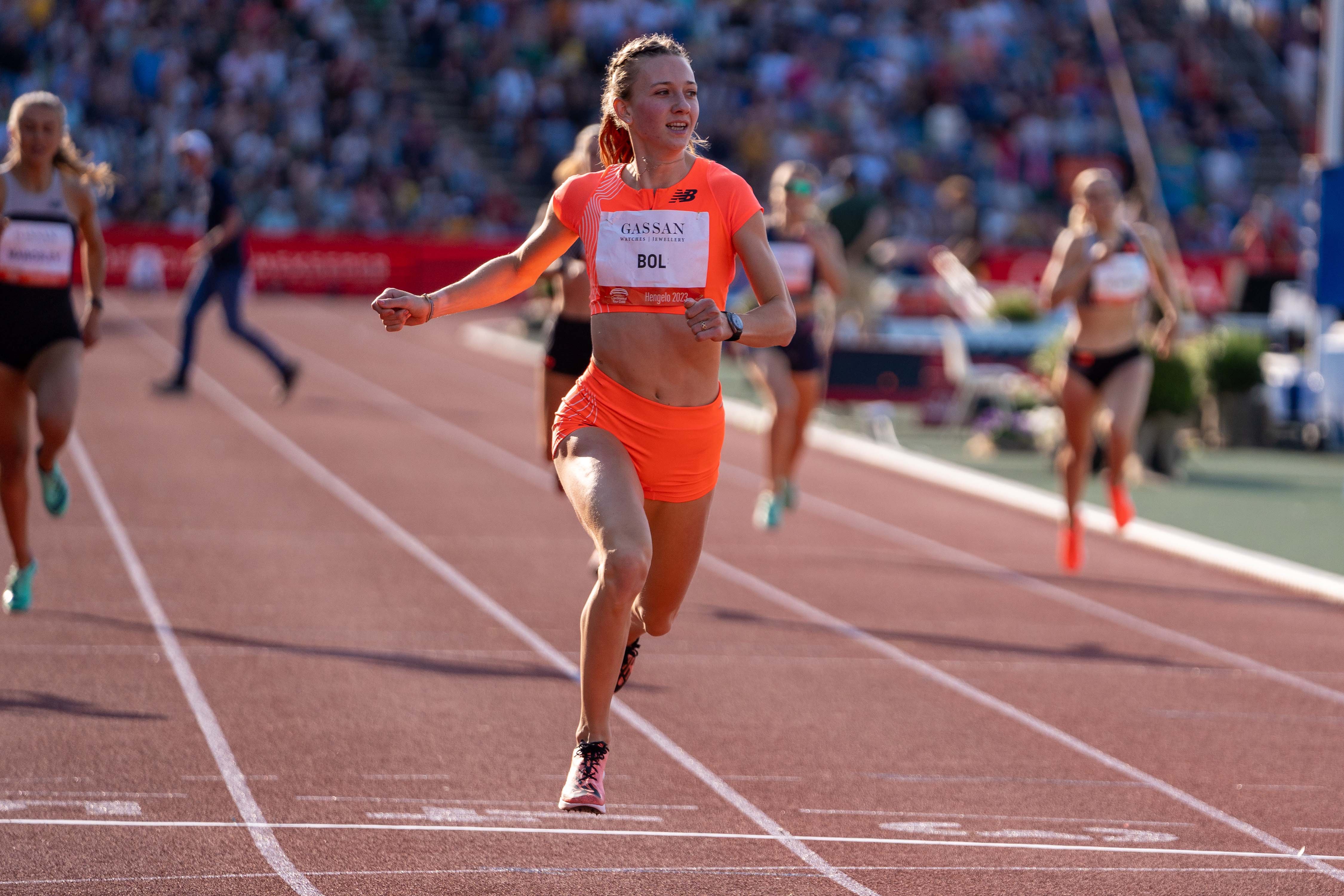 Femke Bol bij FBK Games