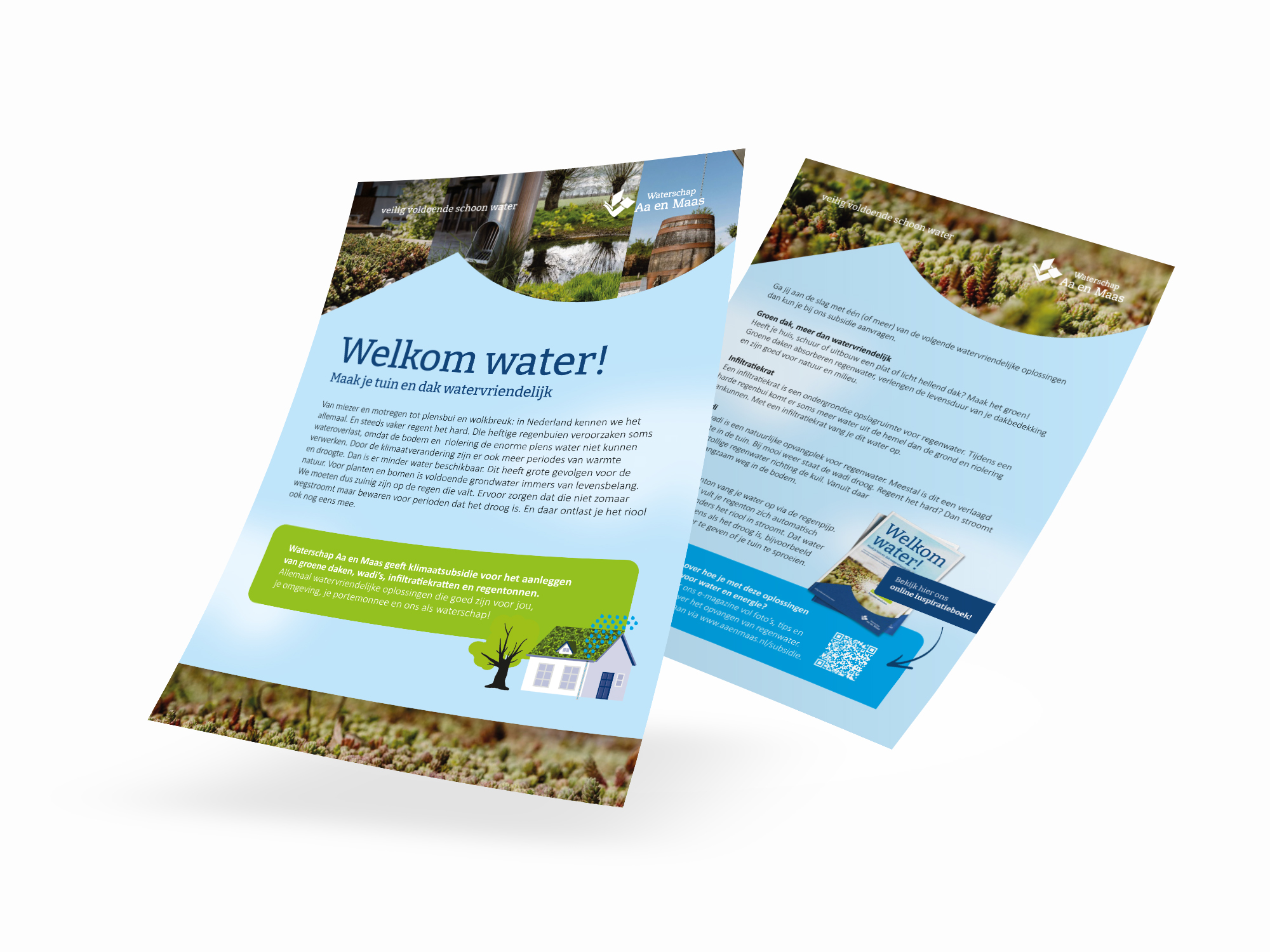 Waterschap Aa en Maas Welkom water flyer