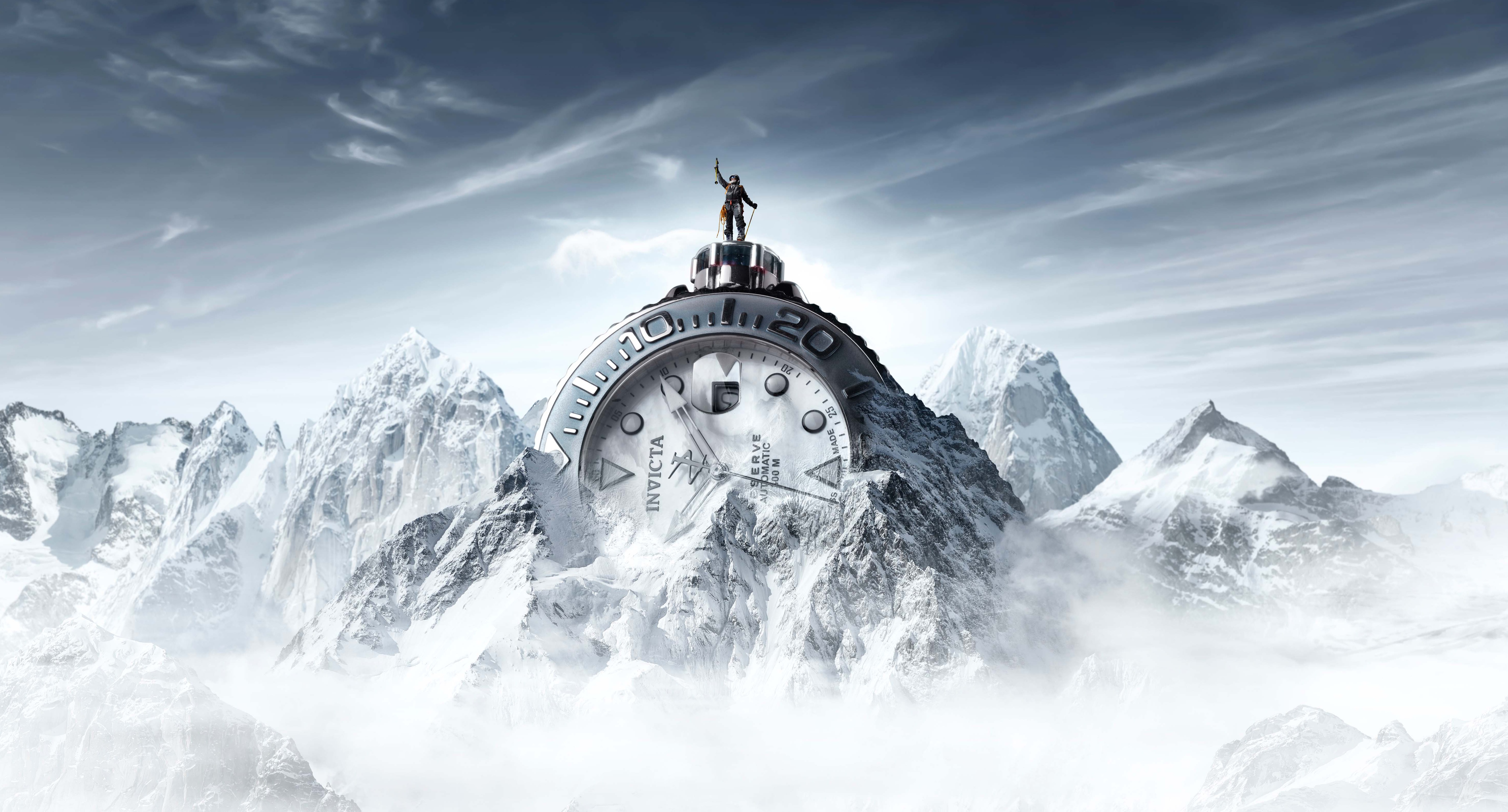 Campagnebeeld Invicta bergbeklimmer